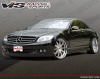 Mercedes-Benz CL Class VIS Racing ACT Front Bumper - 07MEW2162DACT-001