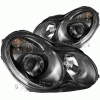 Mercedes-Benz C Class Anzo Projector Headlights with Black Housing - 121079