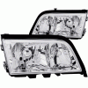 Mercedes-Benz C Class Anzo Crystal Headlights with Chrome Housing - 121081