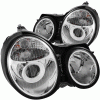 Mercedes-Benz E Class Anzo Projector Headlights with Chrome Housing - 121084