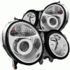 Mercedes-Benz E Class Anzo Projector Headlights with Chrome Housing - 121086