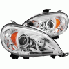 Mercedes-Benz ML Anzo CCFL G2 Projector Headlights with Chrome Housing - Halo - 121189