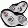 Mercedes-Benz C Class Anzo Projector Headlights with Chrome Housing - 121239