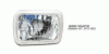 Universal Option Racing Diamond Cut Projector Headlight - 15-99104
