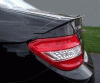 Mercedes-Benz C Class Brabus Style Rear Lip Spoiler - 3PC - Painted - M204-L3P