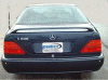 Mercedes-Benz S Class L-Style Rear Wing Spoiler - Unpainted - M140S-W1U