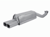 Mercedes-Benz E Class Remus Romulus Rear Silencer with Dual Exhaust Tips - Square - 508189 0546R