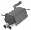 Mercedes-Benz SLK Remus Rear Silencer - Right Side with Dual Exhaust Tips - Round - 505004 0554R