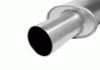 Universal Remus Rear Silencer with Stainless Steel Exhaust Tip - Round - 001090 0595P