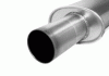 Universal Remus Rear Silencer with Titanium Exhaust Tip - Round - 001090 0595T