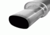 Universal Remus Rear Silencer with Titanium Exhaust Tip - 001090 0540T