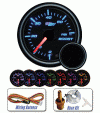 Universal Glow Shift Tinted 7 Color Boost Gauge - 60 PSI - GS-T701 60