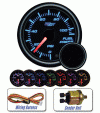 Universal Glow Shift Tinted 7 Color Fuel Pressure Gauge - 100 PSI - GS-T711