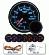Universal Glow Shift Tinted 7 Color Boost Vacuum Gauge - GS-T701