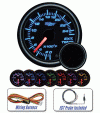 Universal Glow Shift Tinted 7 Color Exhaust Temp Gauge - 2400 Degree - GS-T708