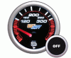 Universal Glow Shift Tinted Oil Temperature Gauge - GS-T07