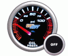 Universal Glow Shift Tinted Oil Pressure Gauge - GS-T04