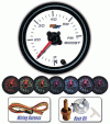 Universal Glow Shift White 7 Color Boost Gauge - 60 PS - GS-W701 60