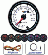 Universal Glow Shift White 7 Color Exhaust Temperature Gauge - 1500 Degree - GS-W708 1500