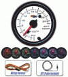 Universal Glow Shift White 7 Color Exhaust Temperature Gauge - 2400 Degree - GS-W708