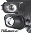 Mercedes-Benz C Class Option Racing Fog Light Kit - Halo Projector - 28-32259
