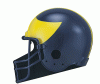 Universal Pilot College Helmet Hitch Receiver - Michigan - 1PC - CR-H902
