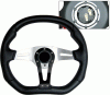 Universal 4 Car Option Steering Wheel - Technic Black - 350mm - SW-94159-BK