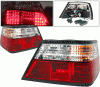 Mercedes-Benz E Class 4 Car Option LED Taillights - Red & Clear - LT-MBZE85LED-KS