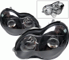Mercedes-Benz C Class 4 Car Option Projector Headlights - Black - LP-MBZC00BC-D