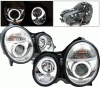 Mercedes-Benz E Class 4 Car Option Projector Headlights - Chrome - LP-MBZE99CC-YD