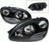 Mercedes-Benz S Class 4 Car Option Halo Projector Headlights - Black - LP-MBW220BC-KS