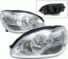 Mercedes-Benz S Class 4 Car Option Halo Projector Headlights - Chrome - LP-MBW220CC-9