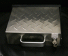 Universal Aries Security Box - Stainless Steel Diamond Plate