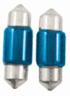 Universal Eurolite 3022 10W Single Filament Mini Bulb - Xenon Crystal White - Pair - 3022