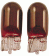 Universal Eurolite 194 5W Mini Single Filament Bulb - Xenon Red - Pair - 194XR