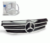 Mercedes CLK 4CarOption Front Hood Grille - GRG-W2090307F-CL3BK