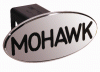 Universal Defenderworx Mohawk Script Oval Billet Hitch Cover - Black - 24003