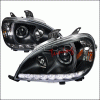 Mercedes-Benz ML Spec-D Halo Projector Headlights - Black - 2LHP-BW16398JM-TM