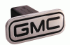 Universal Defenderworx Inscribed GMC Script Rectangle Billet Hitch Cover - Black - 50003