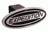 Universal Defenderworx Expedition Script Oval Billet Hitch Cover - Black - 62003