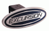 Universal Defenderworx Excursion Script Oval Billet Hitch Cover - Blue - 64001