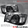 Black Pro Halo Headlights - 300E 400E 500E