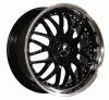19 inch - BlackSilver - 4 wheel set