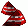 Mercedes-Benz SLK Xtune LED Tail Lights R171 AMG Style - Red Clear - ALT-JH-MBR17098-LED-RC