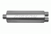 Gibson SFT Superflow Center-Dual Round Muffler - Aluminized - 758216