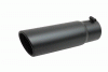 Gibson Black Ceramic Rolled Edge Angle Exhaust Tip - 500640-B