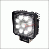 Universal Spec-D 9 LED - Black Work Light Square - LF-4009SQ