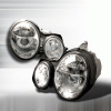 Mercedes-Benz E Class Spec-D Halo Projector Headlights - Chrome - LHP-BW21096-KS