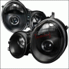 Mercedes-Benz E Class Spec-D Projector Headlights - Black Housing - LHP-BW21096JM-APC