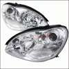 Mercedes-Benz S Class Spec-D Projector Headlights - Chrome - LHP-BW22000-APC